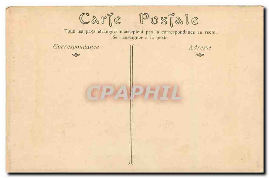 CPA Paris Hotel des Invalides le Tombeau de Napoleon I  — Rückseite