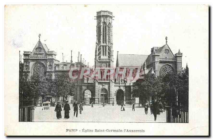 CPA Paris Eglise Saint Germain l'Auxerrois 