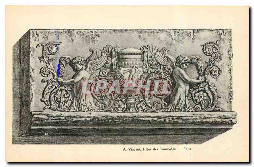 CPA A Vincent 4 Rue des Beaux Arts Paris 