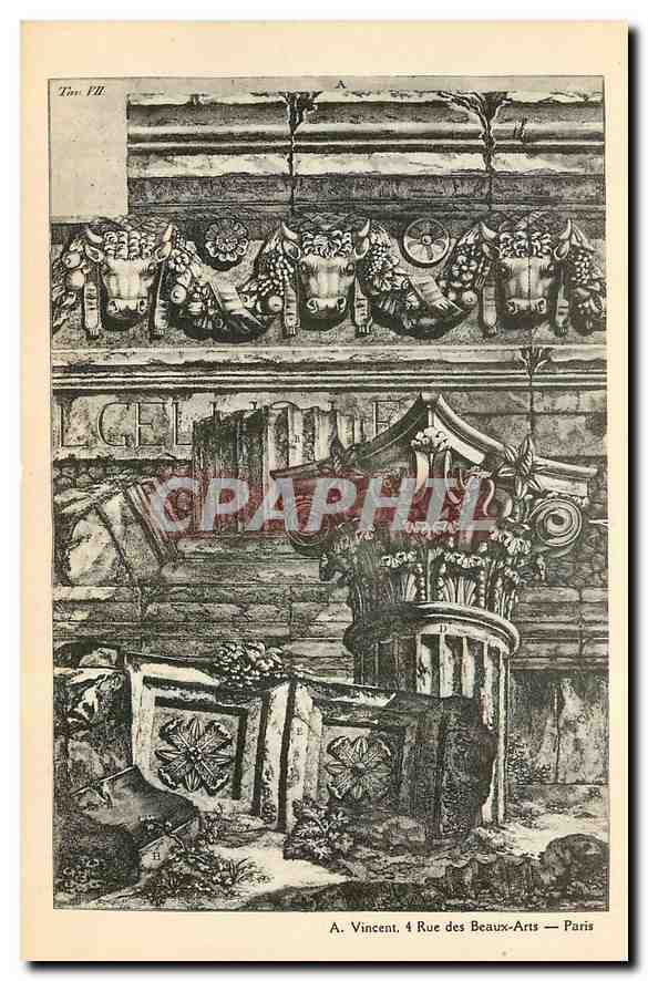 CPA A Vincent 4 Rue des Beaux Arts Paris 
