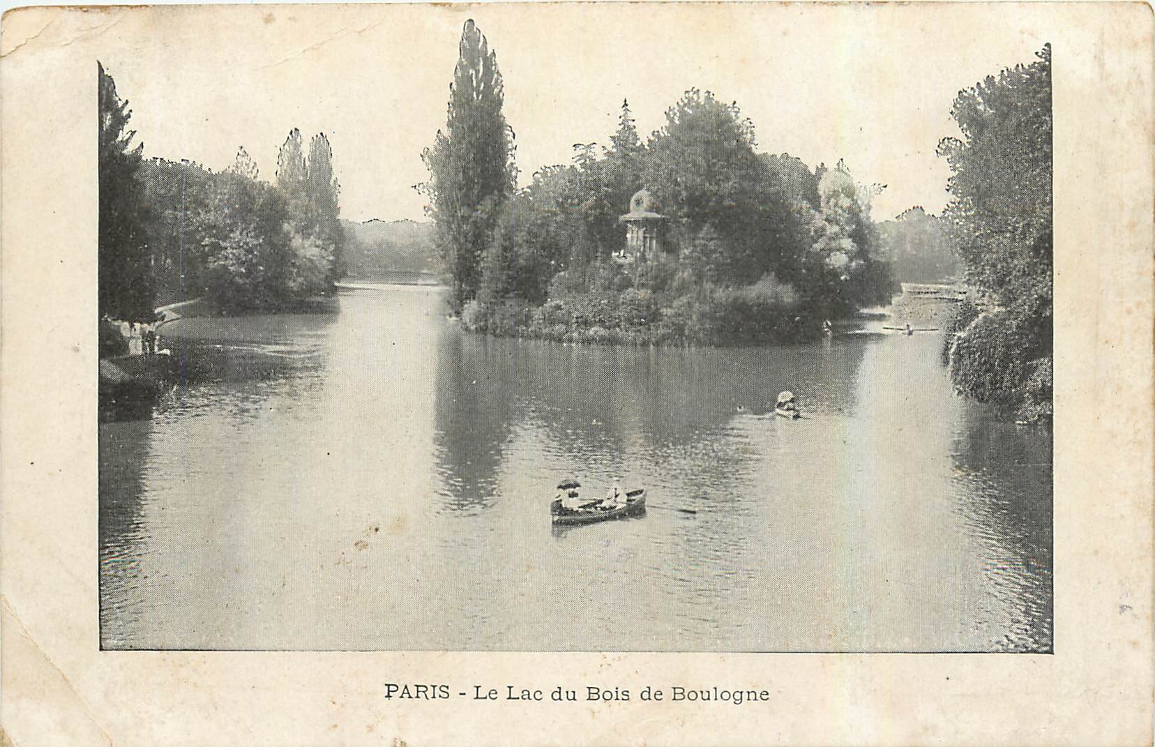 CPA Paris Le Lac du Bois de Boulogne 
