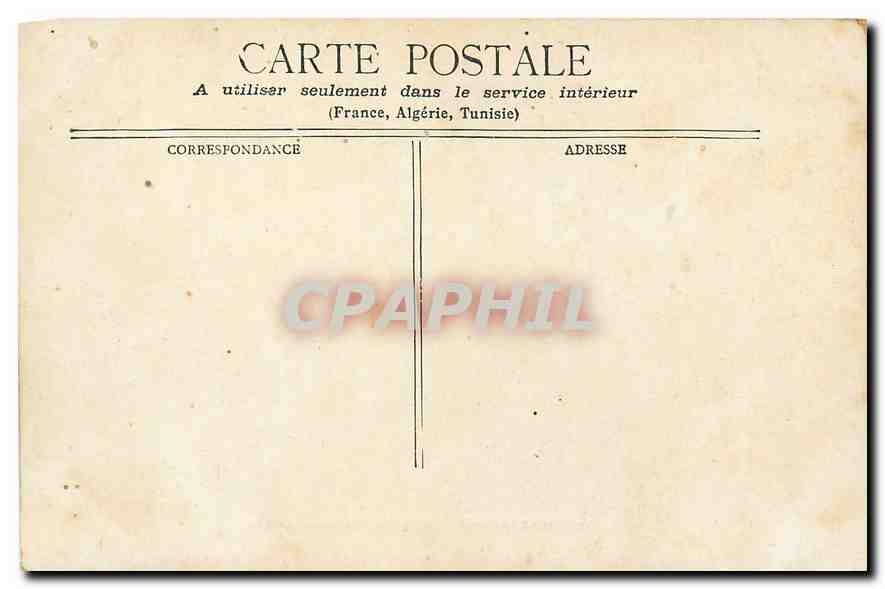 CPA Paris Cascade du Bois de Boulogne  — Verso