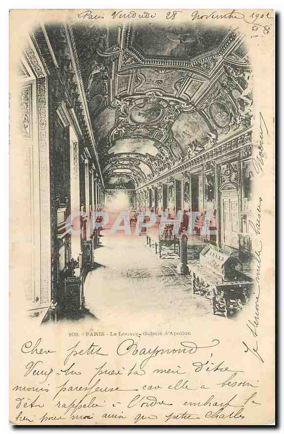 CPA Paris Le Louvre Galerie d'Apollon 