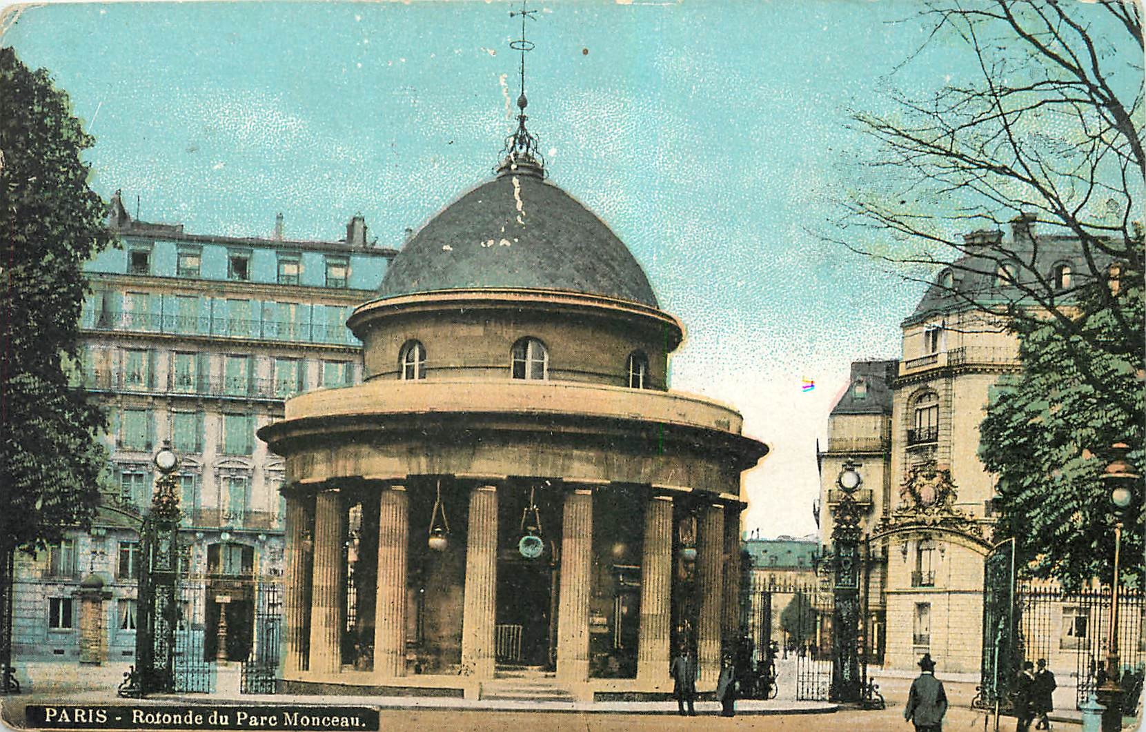 CPA Paris Rotonde du Parc Monceau 