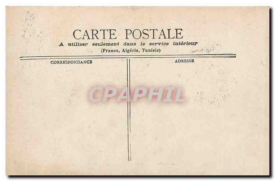 CPA Paris La Madeleine & Rue Royale  — Verso