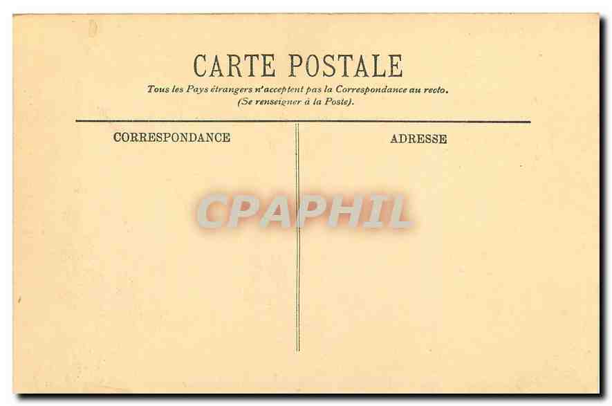 CPA Paris Facade de Notre Dame  — Rückseite