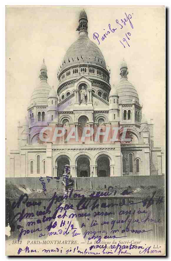 CPA Paris Montmartre La Basilique du Sacre Coeur 