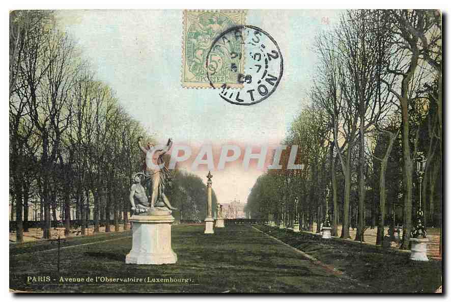 CPA Paris Avenue de l'Observatoire Luxembourg 