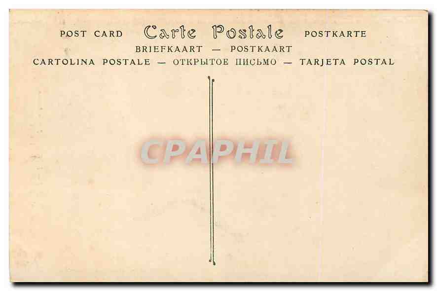 CPA Paris Notre Dame Tympan du Portail lateral nord detail  — Verso