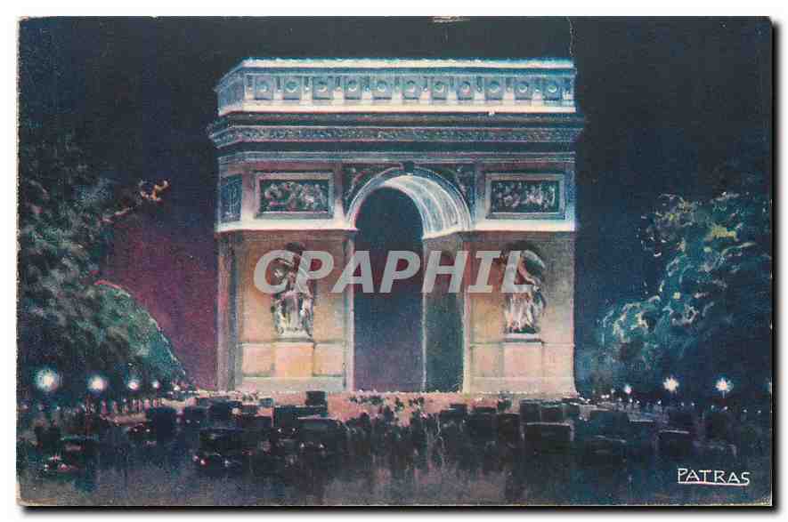 CPA Paris Arc de Triomphe Patras