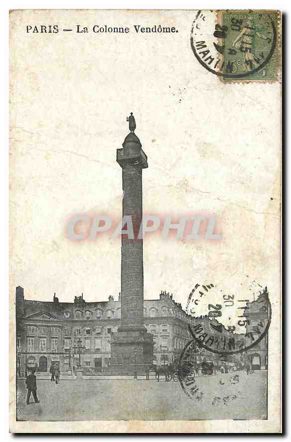 CPA Paris La Colonne Vendome 