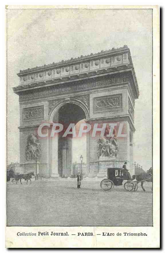 CPA Collection Petit Journal Paris L'Arc de Triomphe 