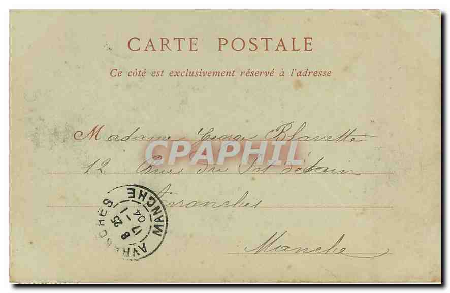 CPA Maison qu'habita Victor Hugo Place des Vosges  — Rückseite