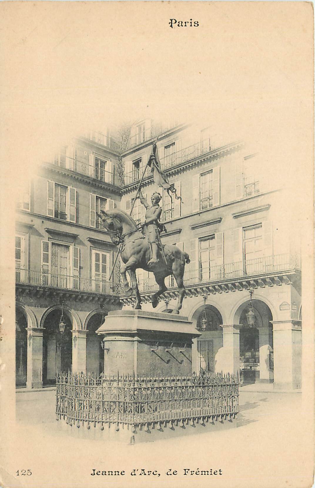 CPA Paris Jeanne D'Arc de Fremiet 