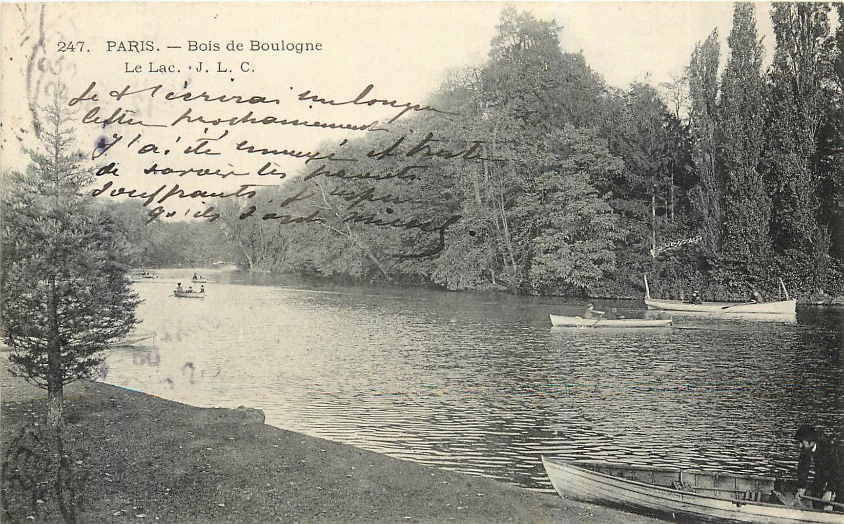 CPA Paris Bois de Boulogne Le Lac 