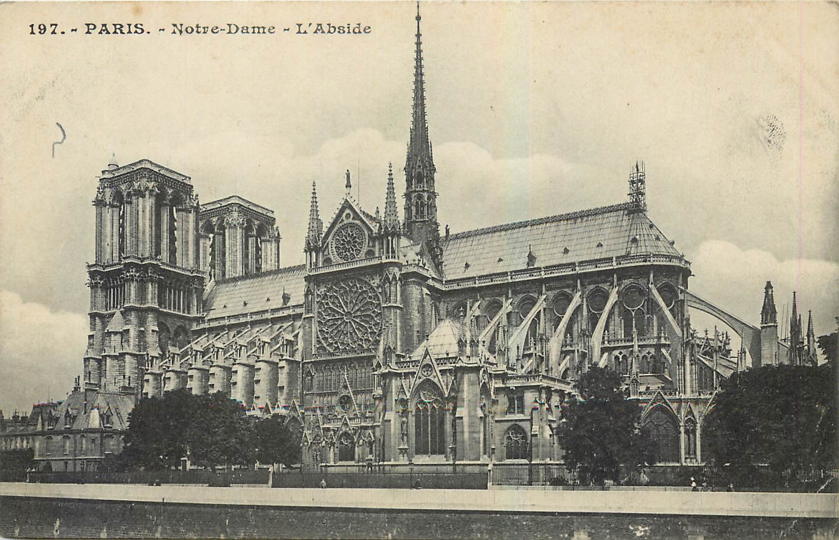 CPA Paris Notre Dame L'Abside 