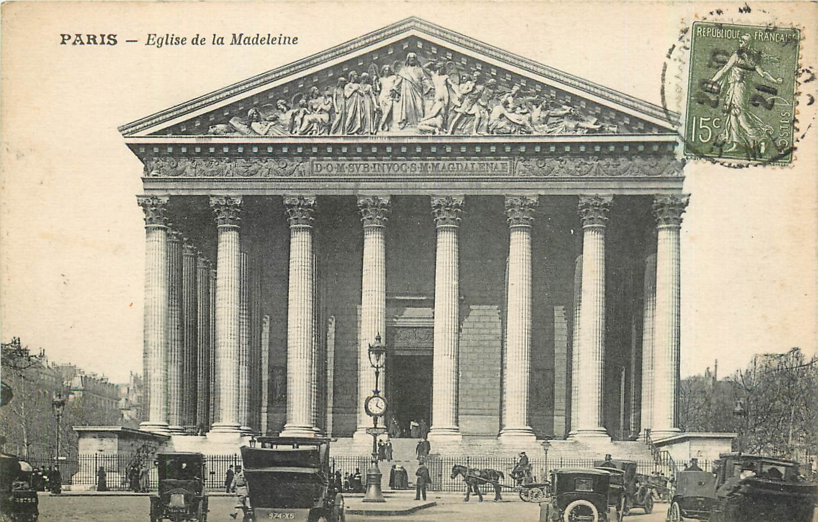 CPA Paris Eglise de la Madeleine 