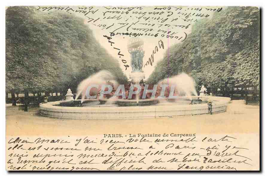 CPA Paris La Fontaine de Carpeaux 