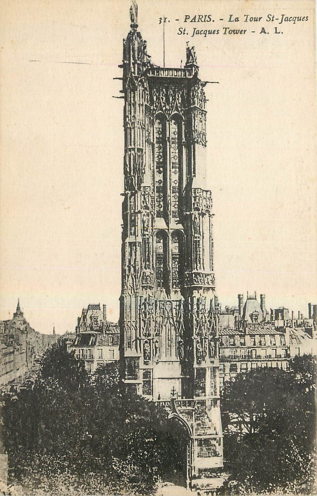 CPA Paris La Tour St Jacques 