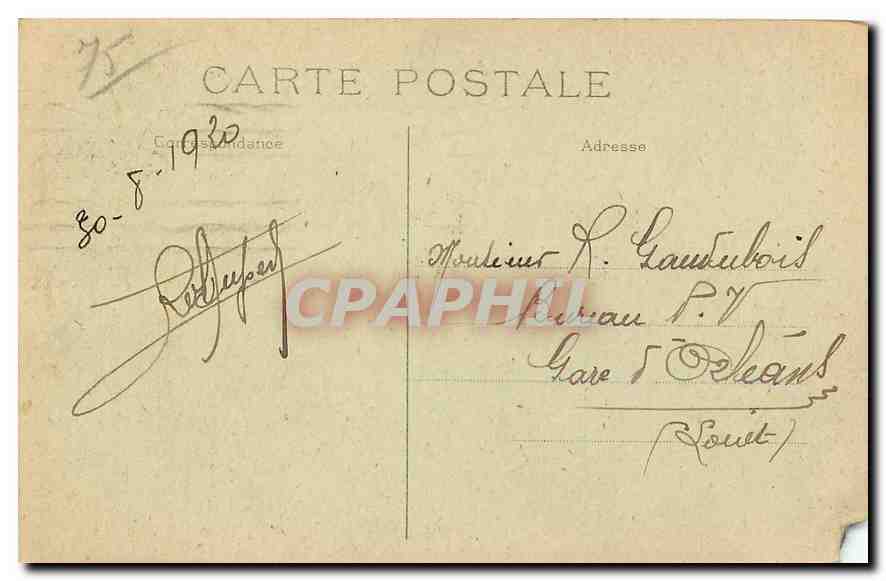 CPA Paris Petit Palais  — Rückseite