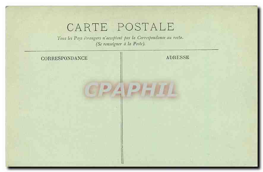 CPA Paris Le Senat La Salle du Trone  — Verso