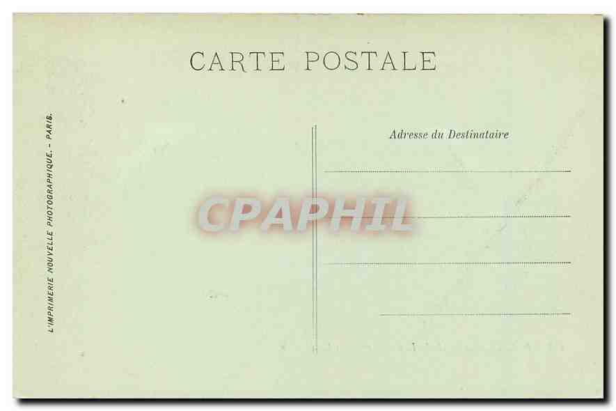 CPA Paris Le Palais du Luxembourg  — Rückseite