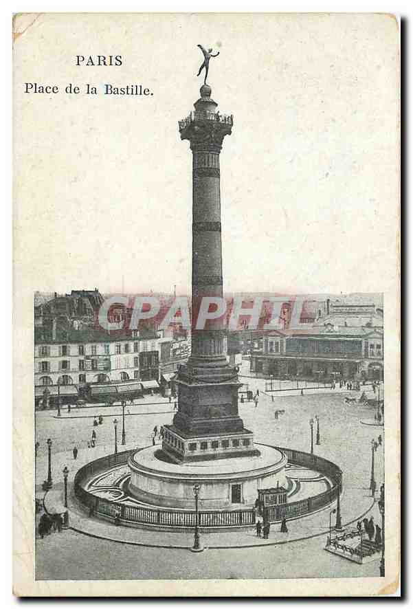 CPA Paris Place de la Bastille 