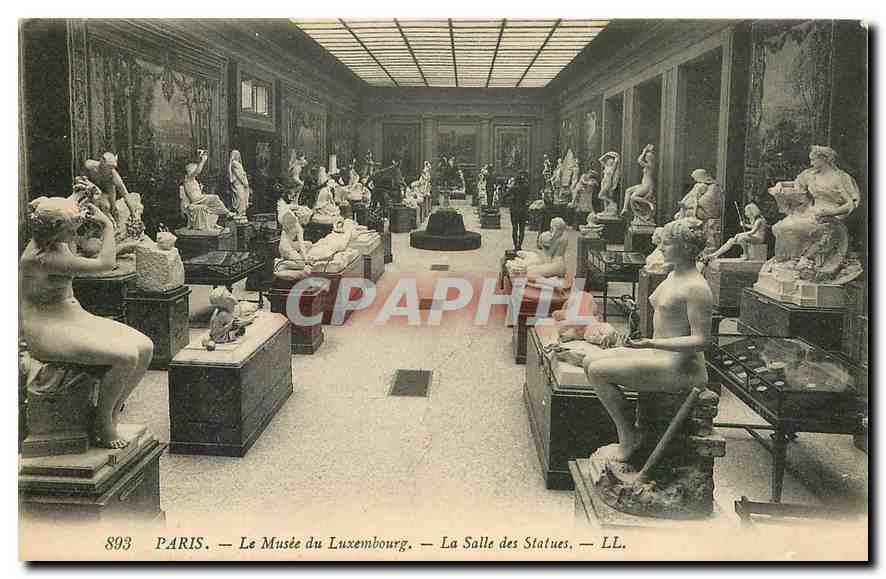 CPA Paris Le Musee du Luxembourg La Salle ds Statues 