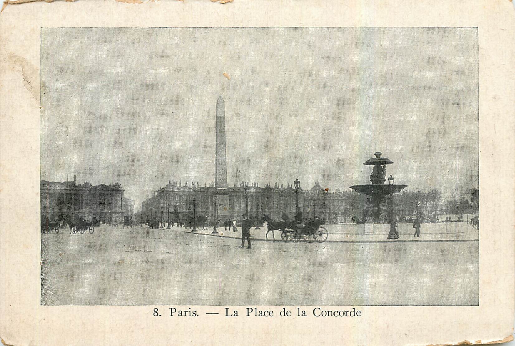 CPA Paris La Place de la Concorde 