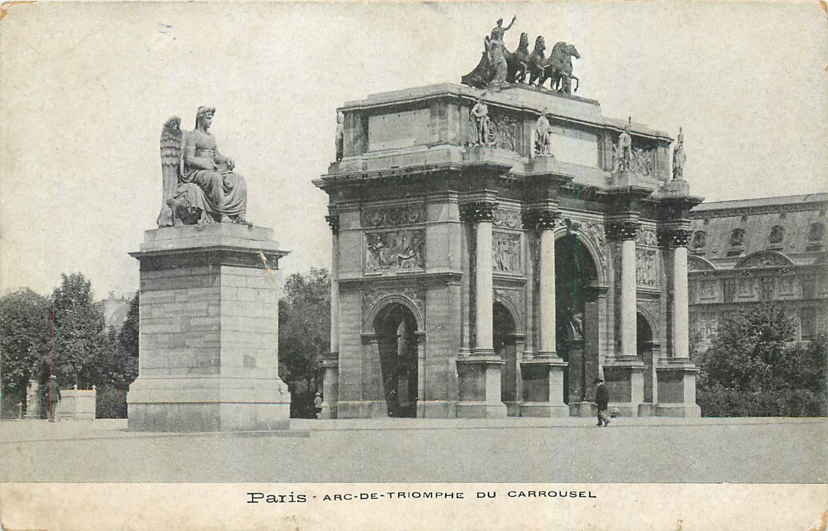 CPA Paris Arc de Triomphe du Carrousel 