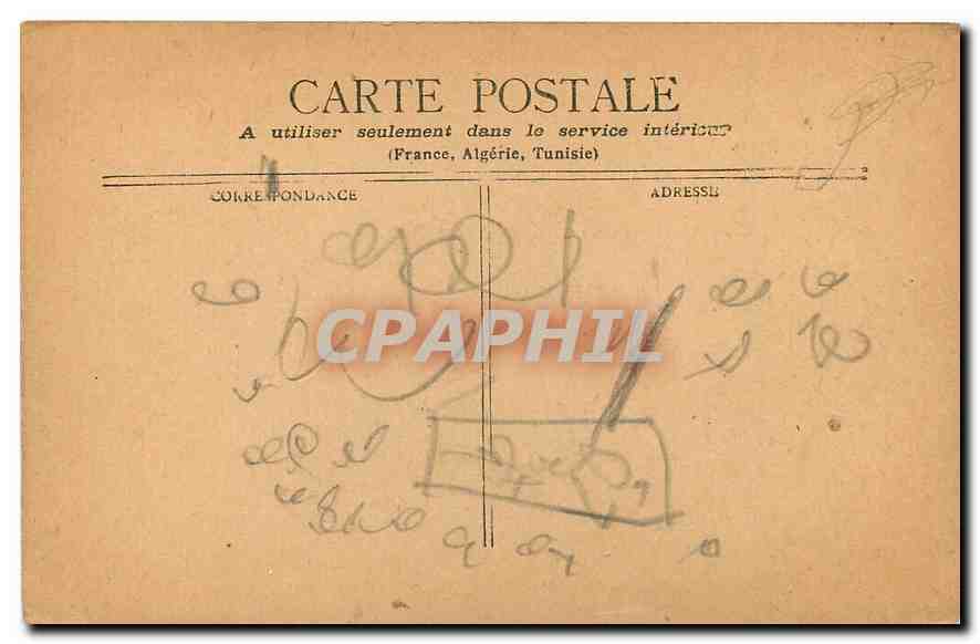 CPA Paris Arc de Triomphe du Carrousel  — Rückseite