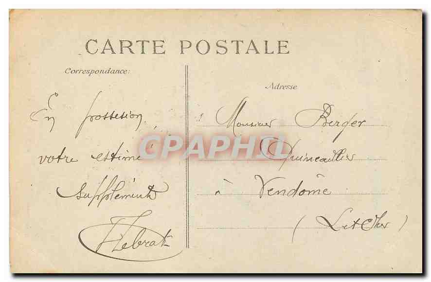 CPA Paris Eglise Saint Augustin Autobus Imperiale — Verso