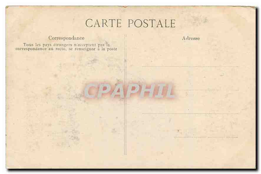 CPA Paris Sainte Chapelle  — Rückseite
