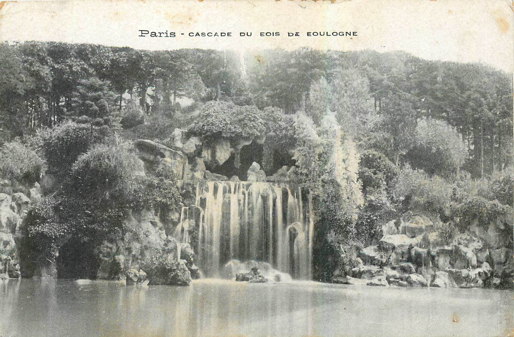 CPA Paris Cascade du bois de Boulogne 