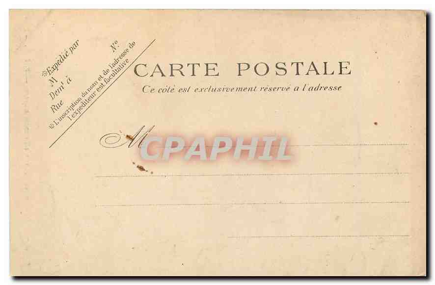 CPA Paris La Statue d'Etienne Marcel — Verso