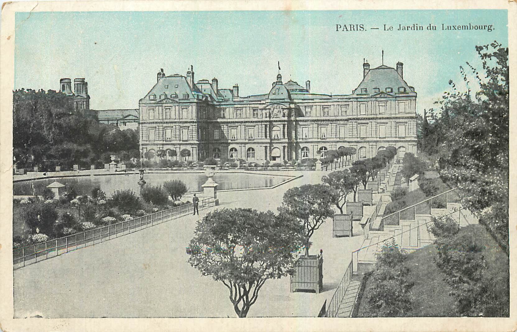 CPA Paris Le Jardin du Luxemborg 