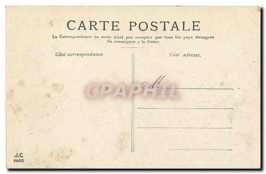 CPA Paris Le Jardin du Luxemborg  — Rückseite