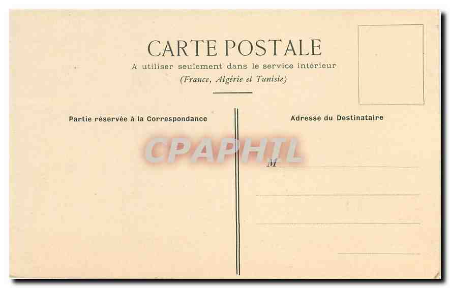 CPA Fontaine Necker Impasse de la Poissonnerie  — Verso