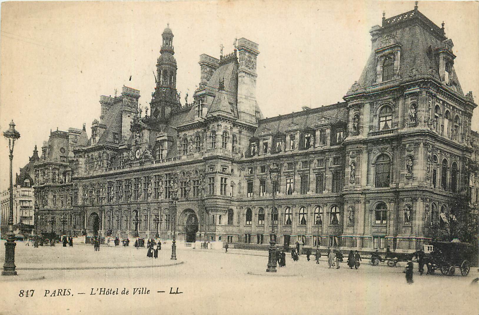 CPA Paris l'Hotel de Ville 