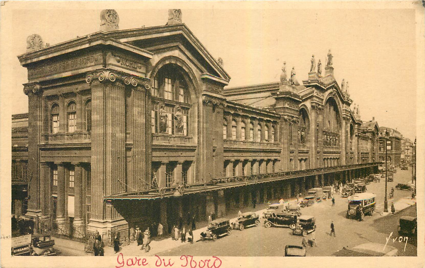 CPA Paris La Gare du Nord 