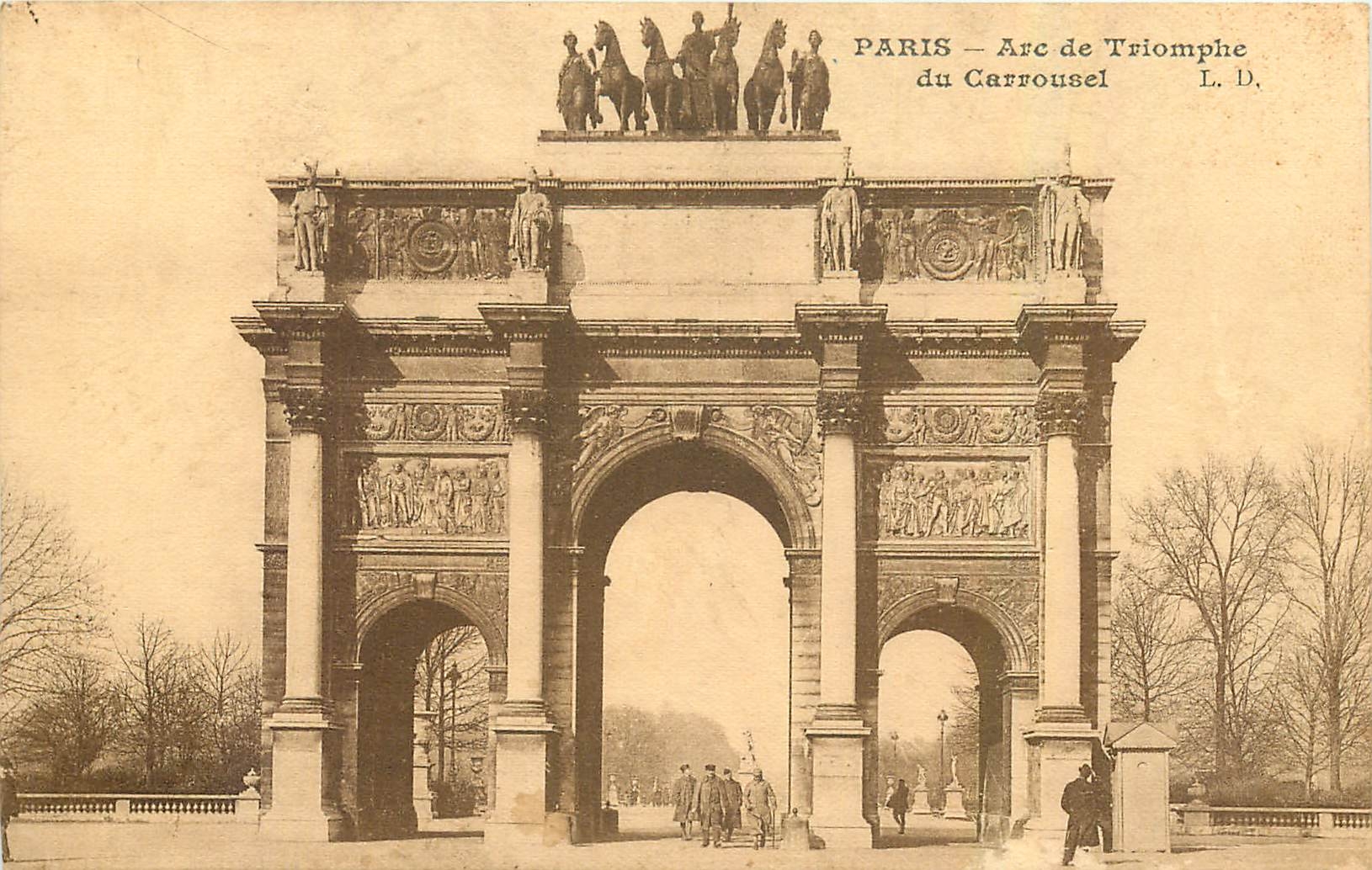CPA Paris Arc de Triomphe du Carrousel 