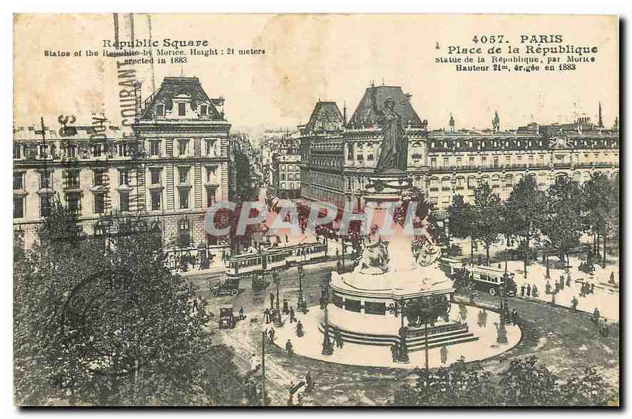 CPA Paris Place de la Repulique 