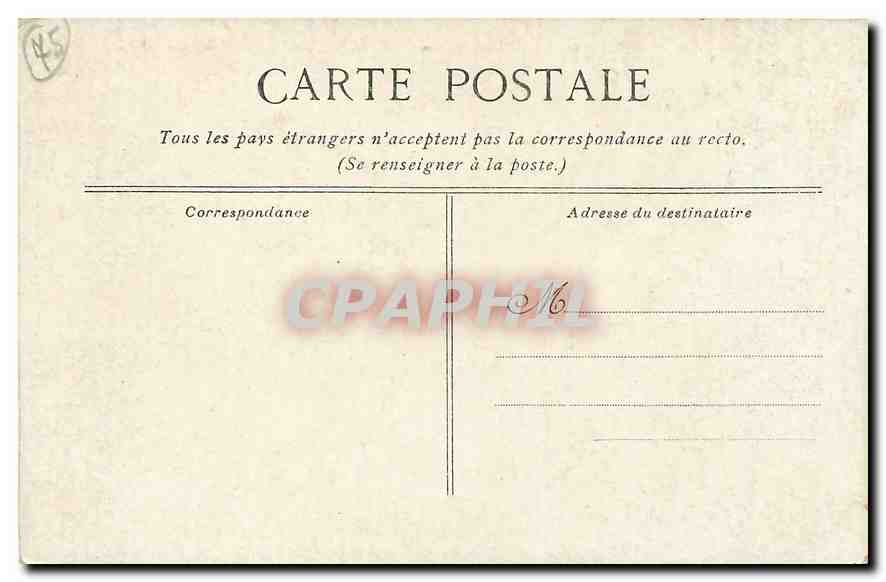 CPA Paris Notre Dame  — Rückseite