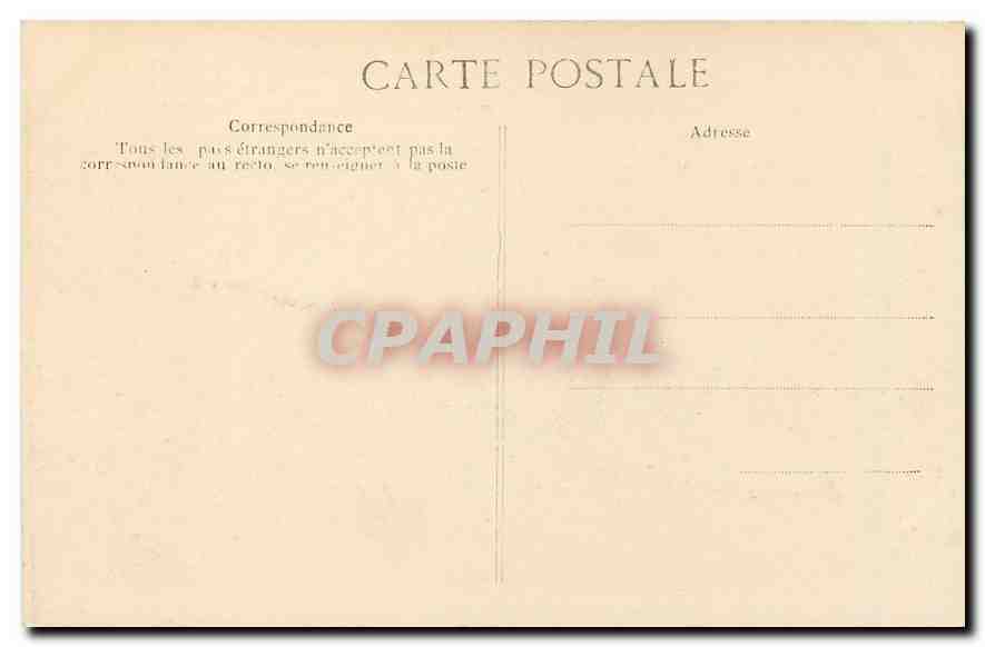 CPA Paris Place de la Concorde  — Rückseite