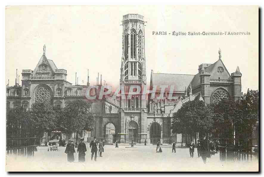 CPA Paris Eglise Saint Germain l'Auxerrois 