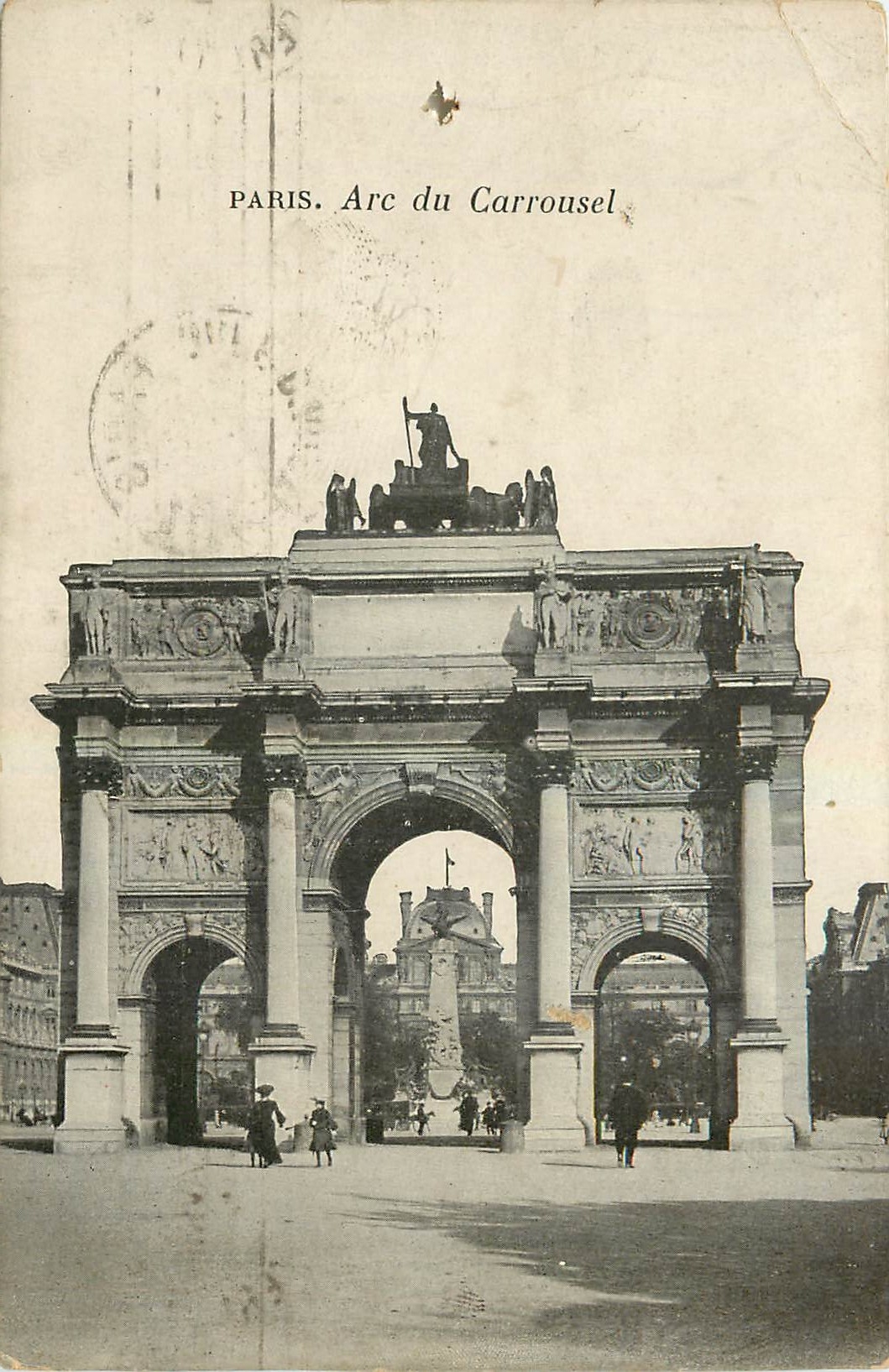 CPA Paris Arc du Carrousel 