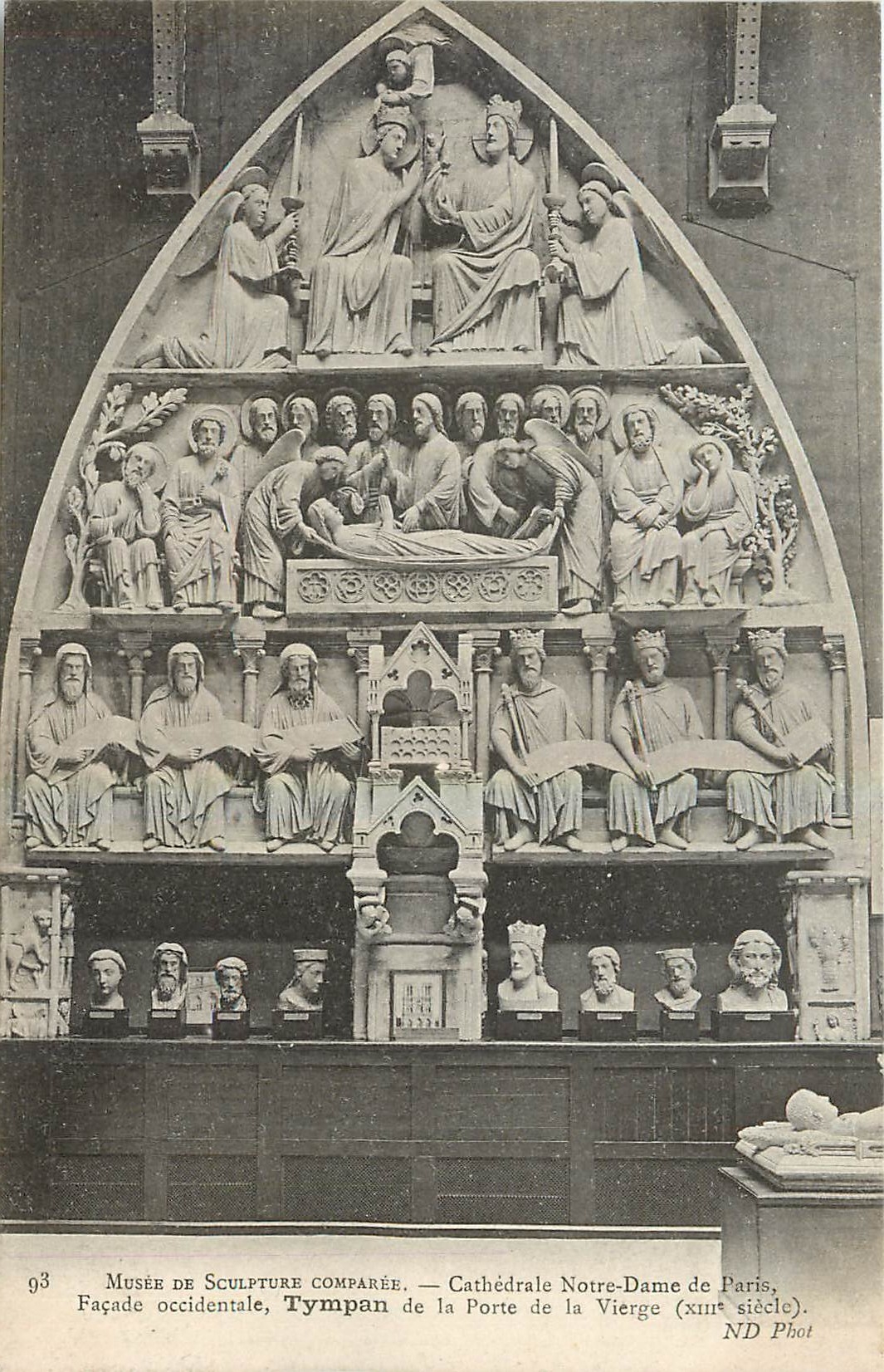 CPA Musee de Sculpture Cathedrale Notre Dame de Paris 