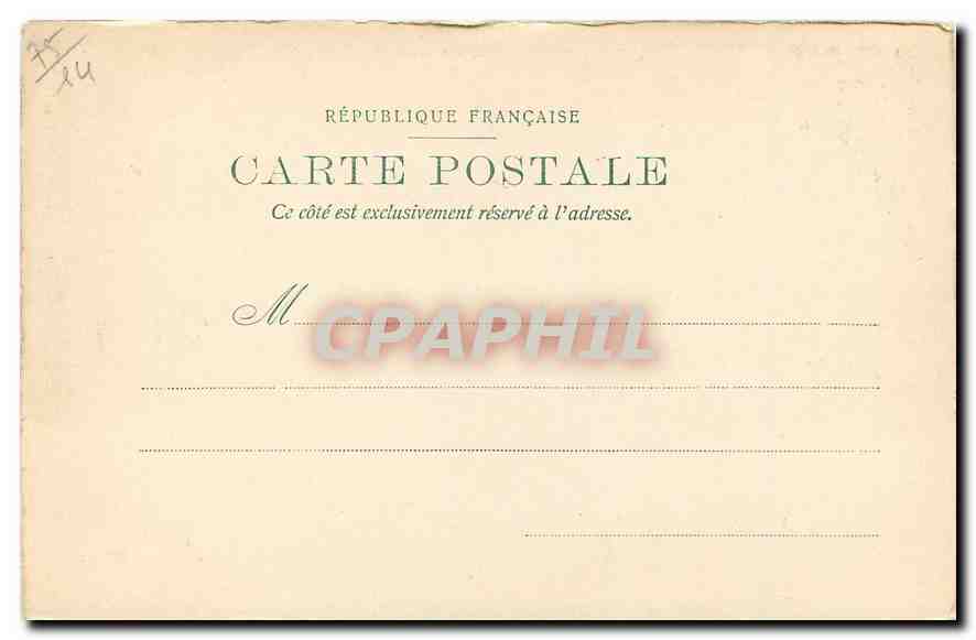 CPA Paris Le Lion de Belfort  — Rückseite