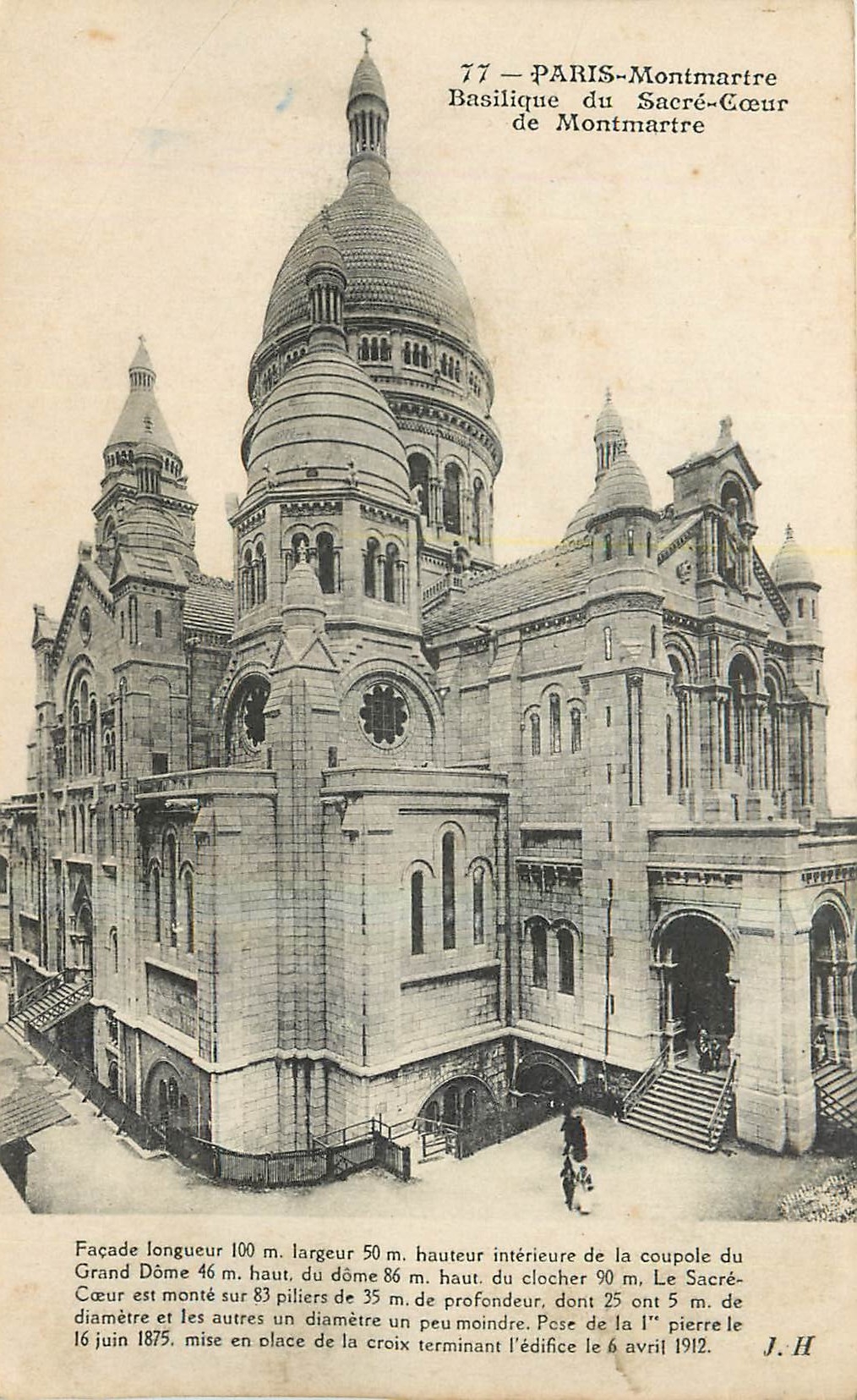 CPA Paris Montmartre Basilique du Sacre Coeur de Montmartre 
