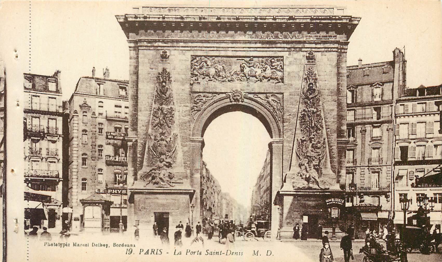 CPA Paris La Porte Saint Denis 
